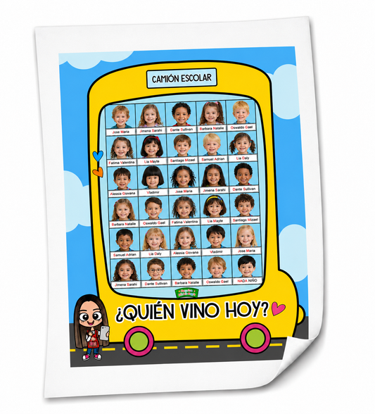 Autobús Escolar (Asistencia y Conteo)