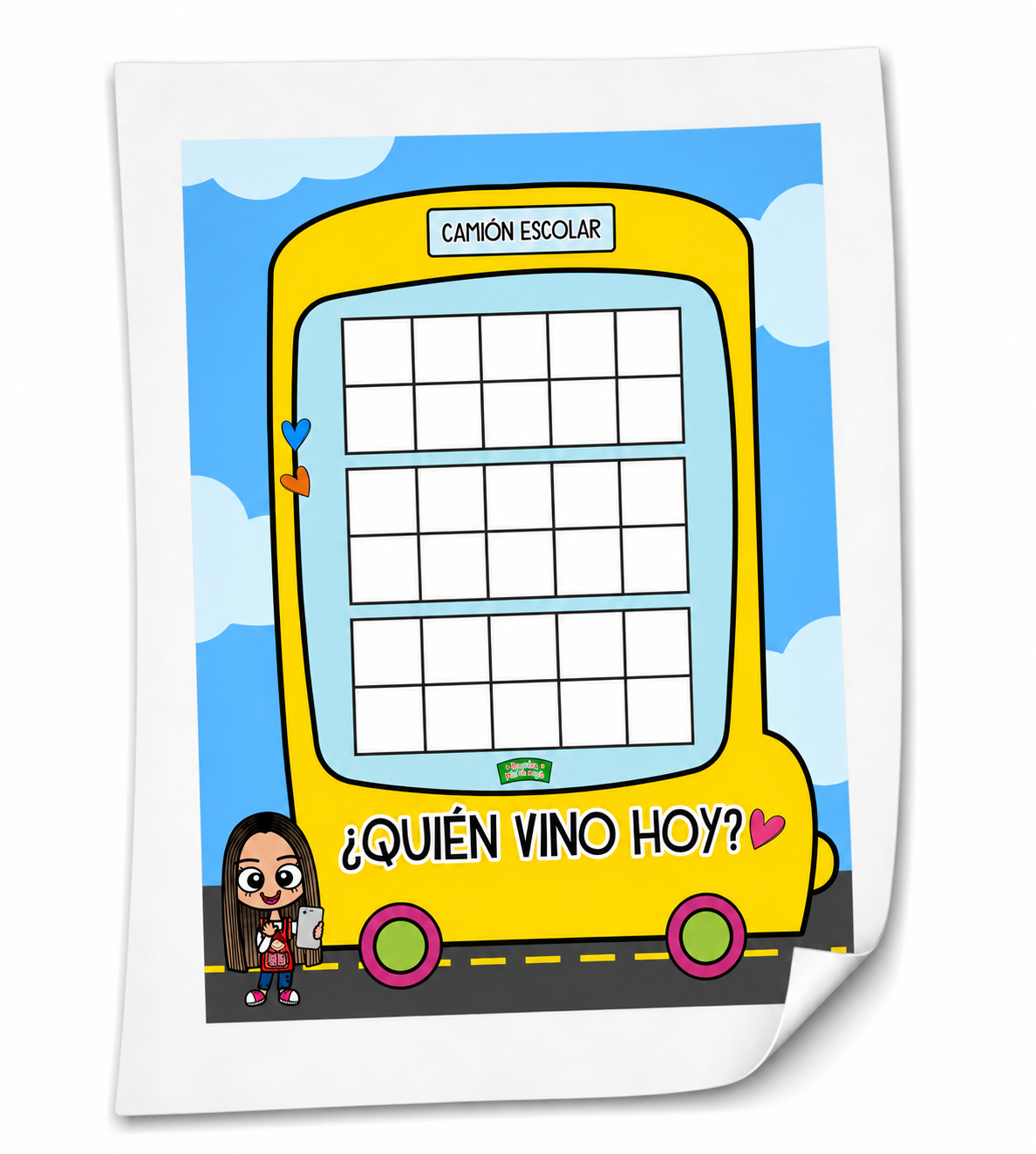 Autobús Escolar (Asistencia y Conteo)