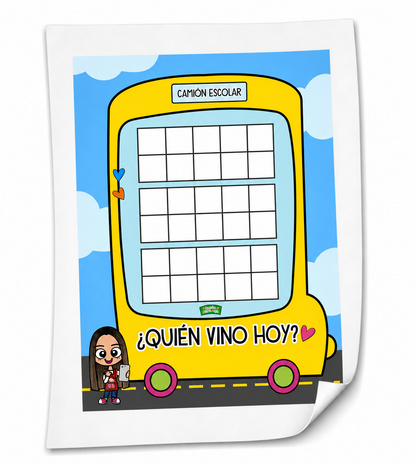 Autobús Escolar (Asistencia y Conteo)