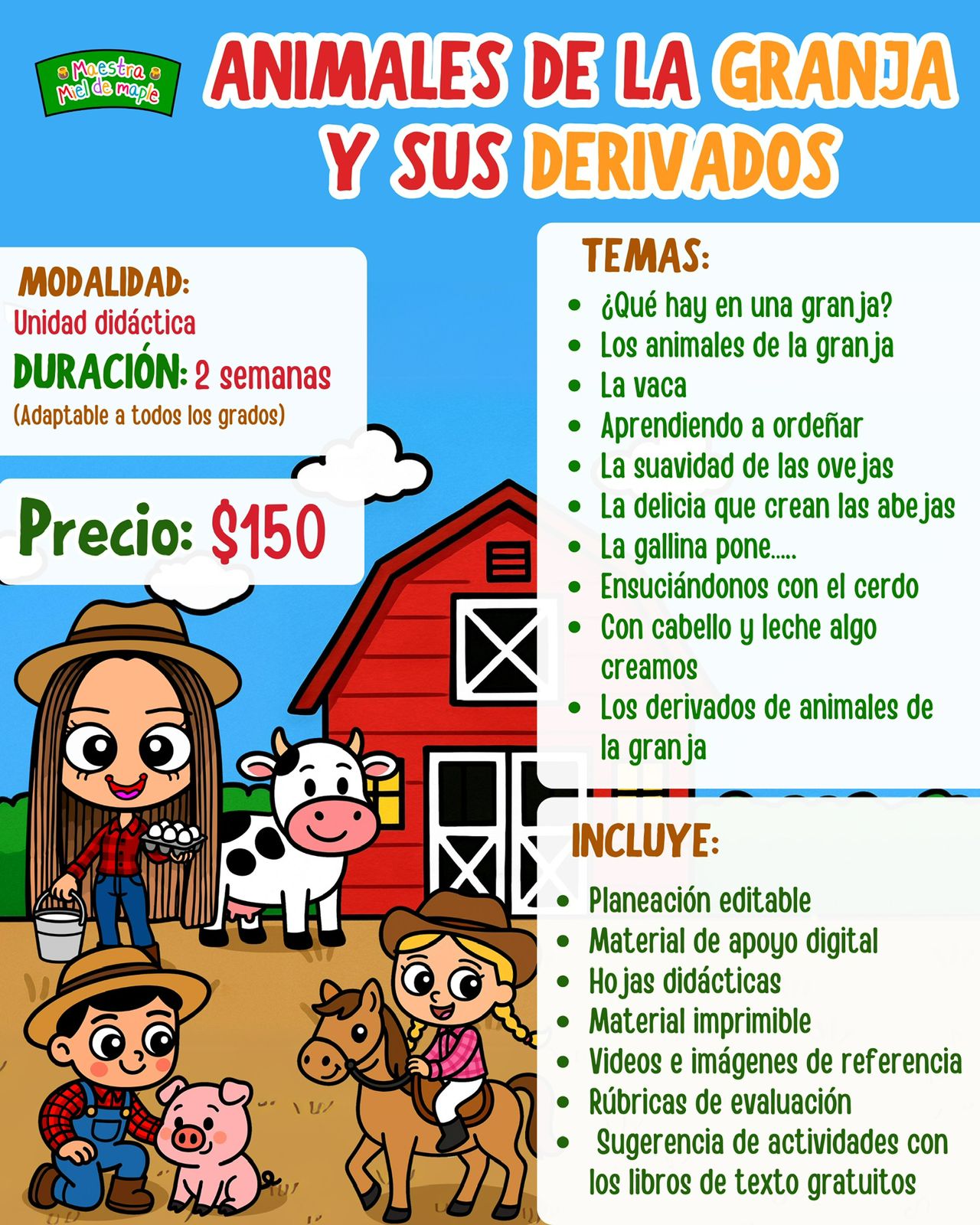 Animales de la Granja y sus Derivados