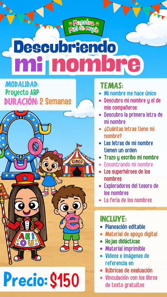 Mi Nombre es Especial: Descubriéndome