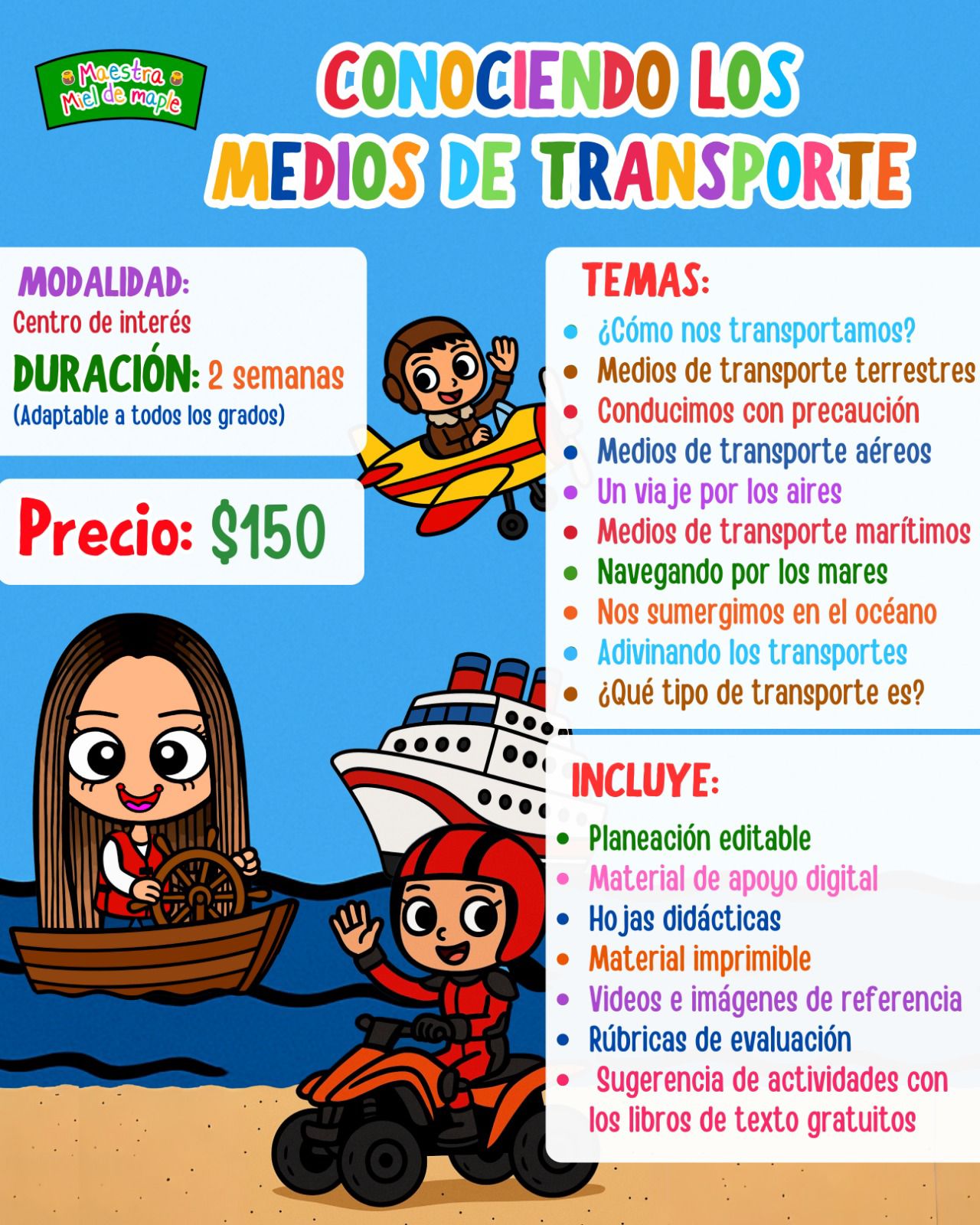 Conociendo los Medios de Transporte