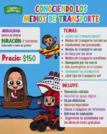Conociendo los Medios de Transporte